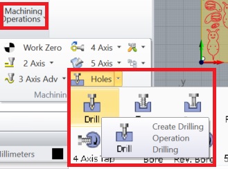 Drill holes